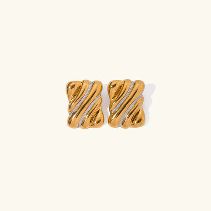 [ElanLuxe]Pippa Gold Earrings
