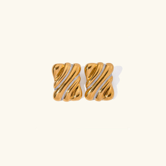 [ElanLuxe]Pippa Gold Earrings