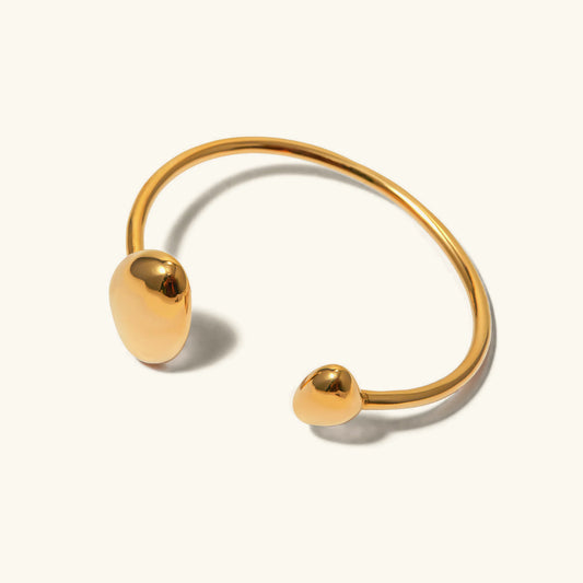 [ElanLuxe]Mallory Minimalist Gold Cuff