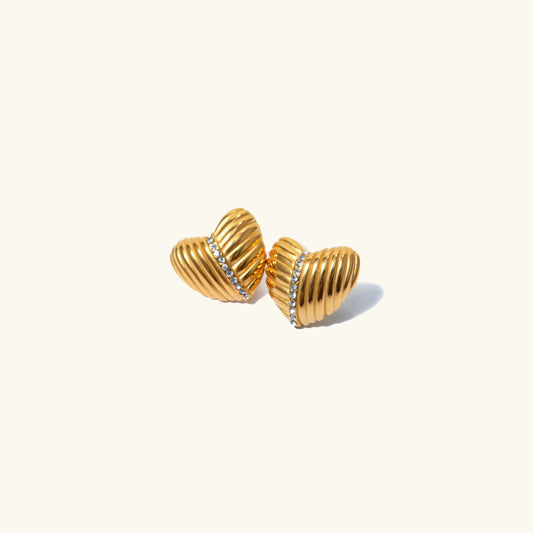 [ElanLuxe]Selene Gold Earrings