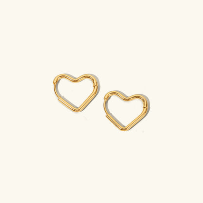 [ElanLuxe]Helena Heart Hoops