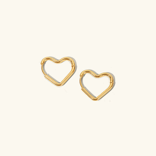 [ElanLuxe]Helena Heart Hoops