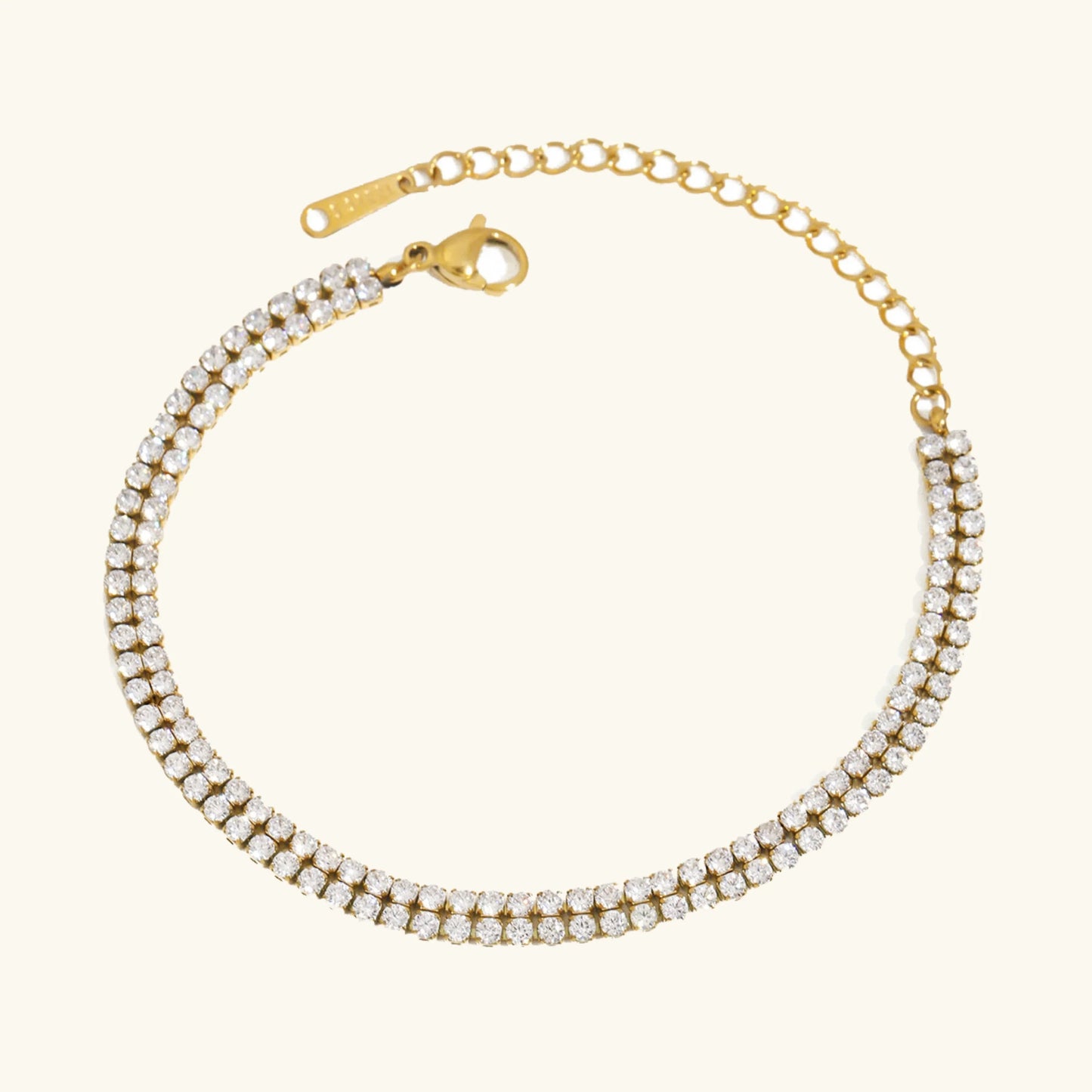 [ElanLuxe]Celene Layered Tennis Bracelet