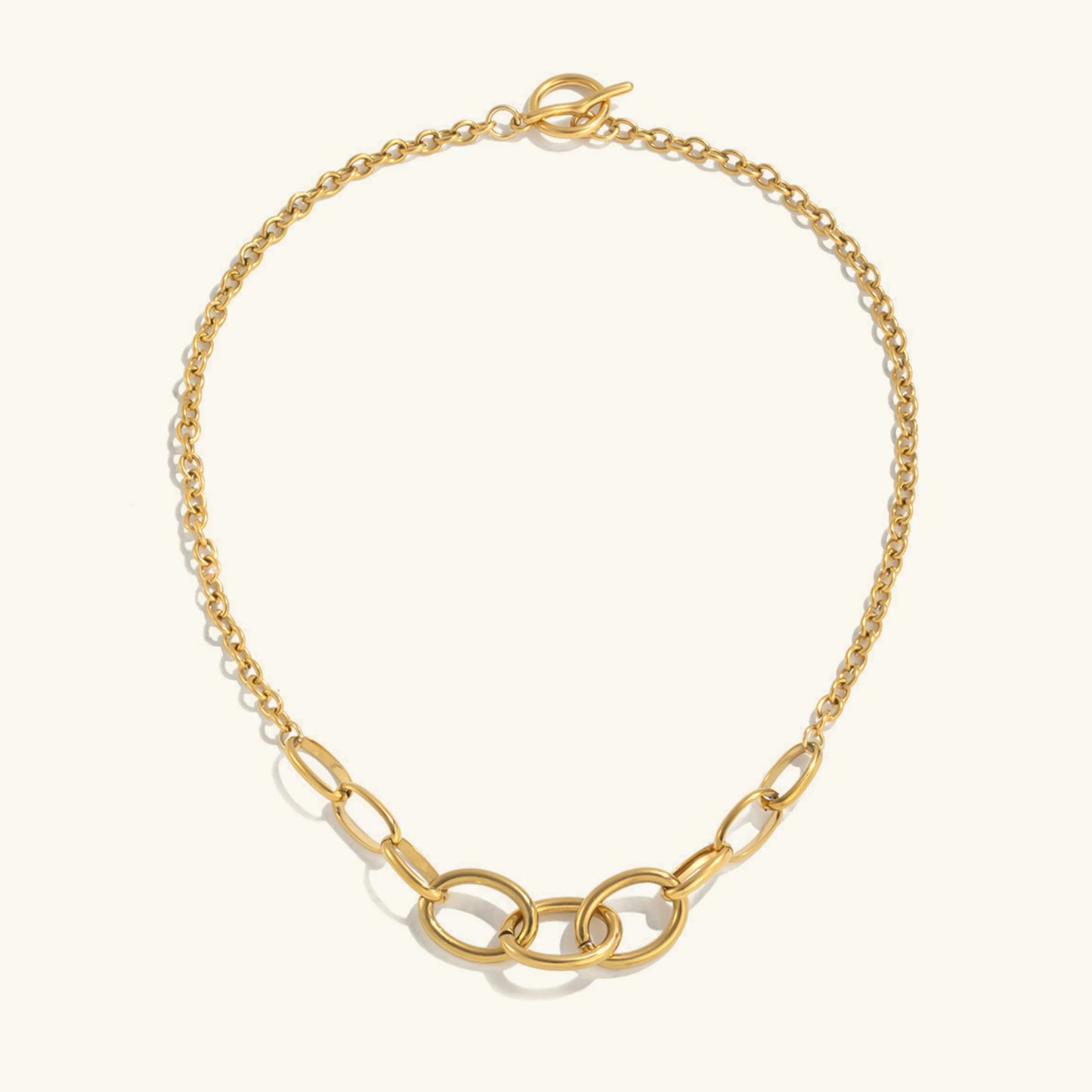 [ElanLuxe]Renelle Gold Chain Necklace