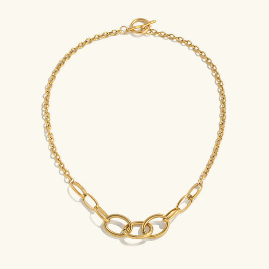 [ElanLuxe]Renelle Gold Chain Necklace