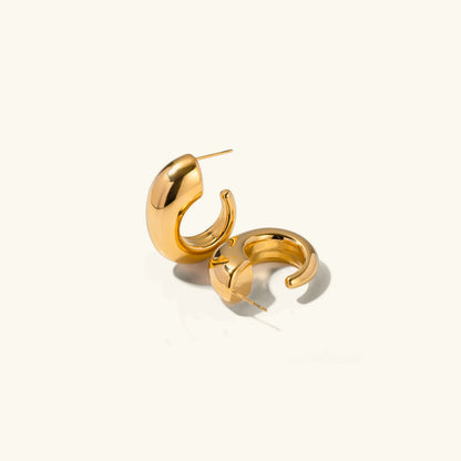[ElanLuxe]Alice Gold Earrings