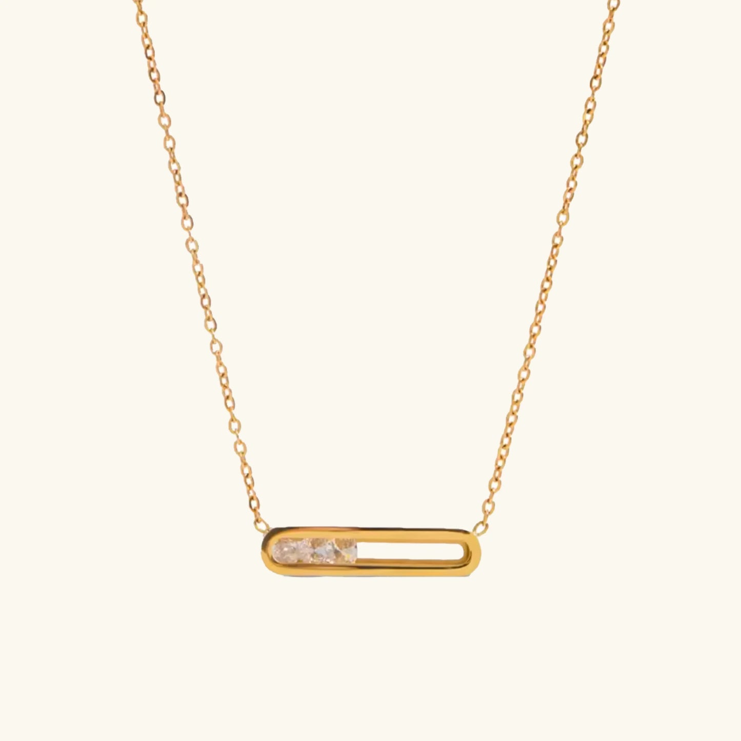 [ElanLuxe]Abby Sculpted Gold Pendant