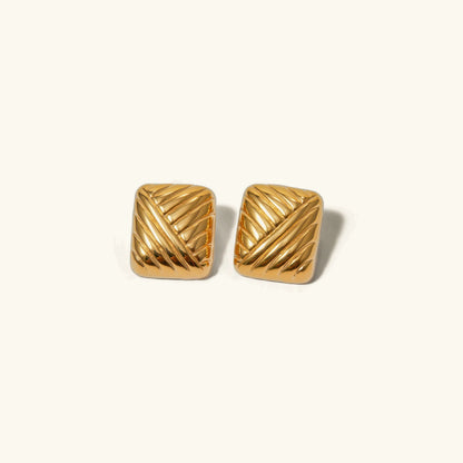 [ElanLuxe]Inez Gold Earrings