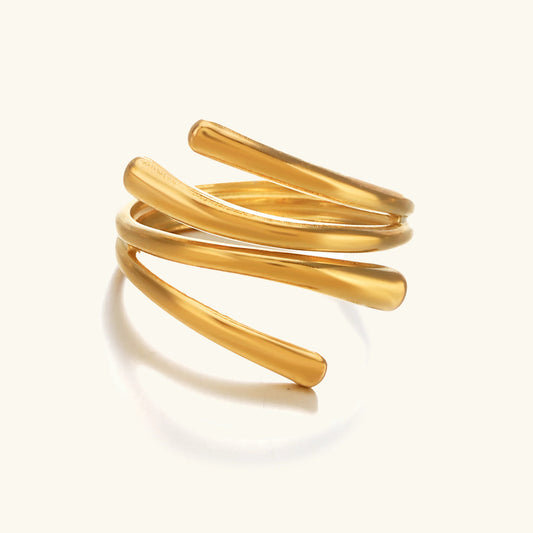 [ElanLuxe]Shay Contemporary Gold Ring