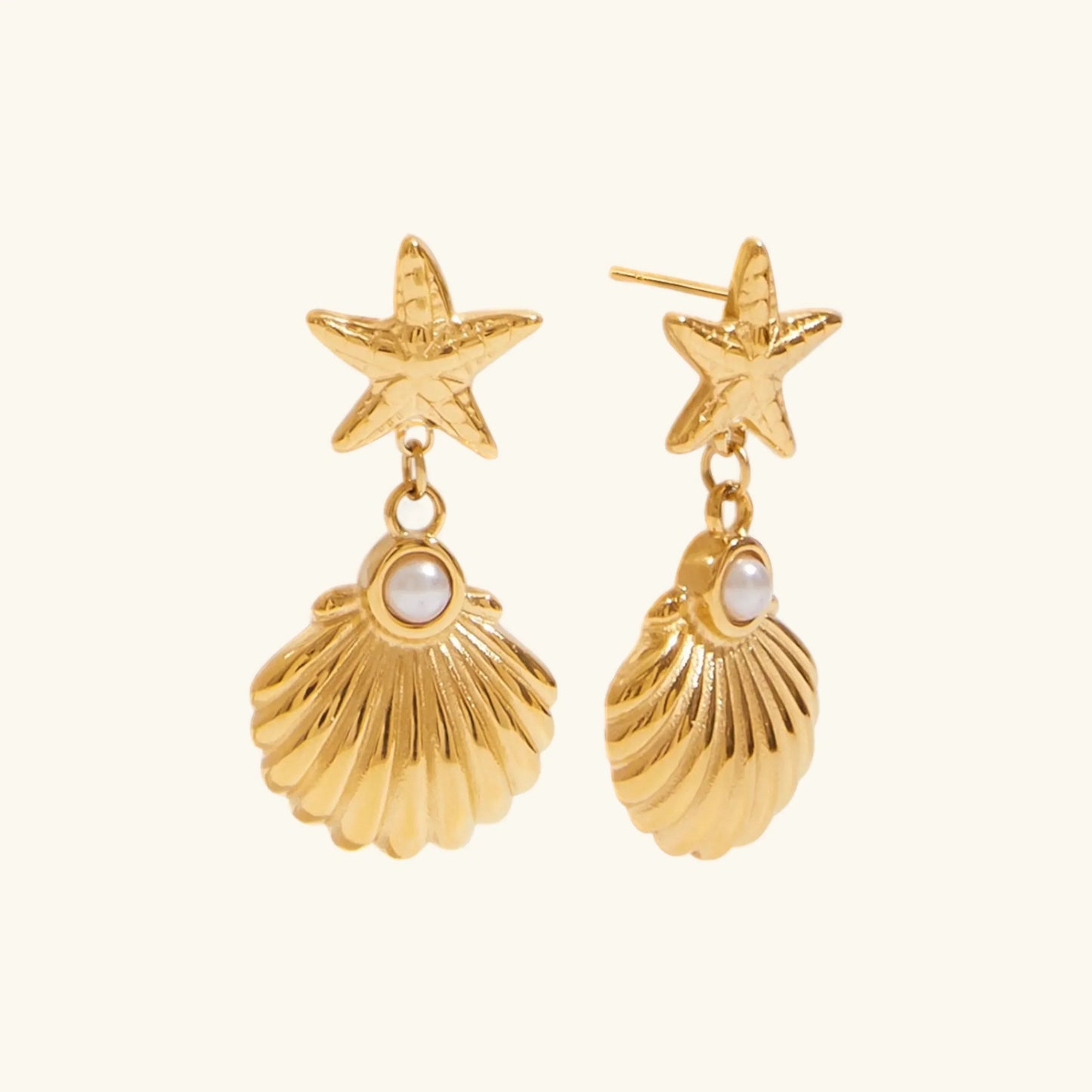 [ElanLuxe]Bernadette Freshwater Pearl Earrings