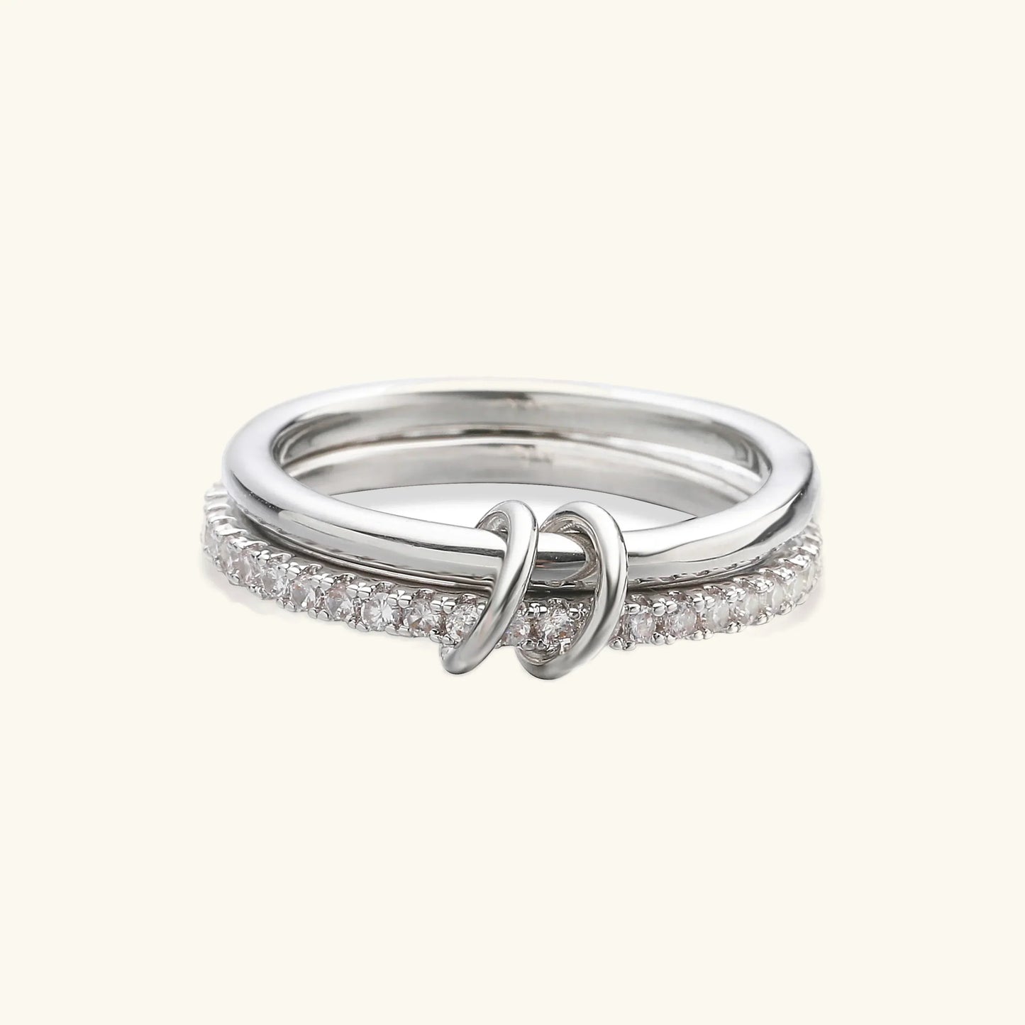 [ElanLuxe]Adela Stacked Diamond Ring