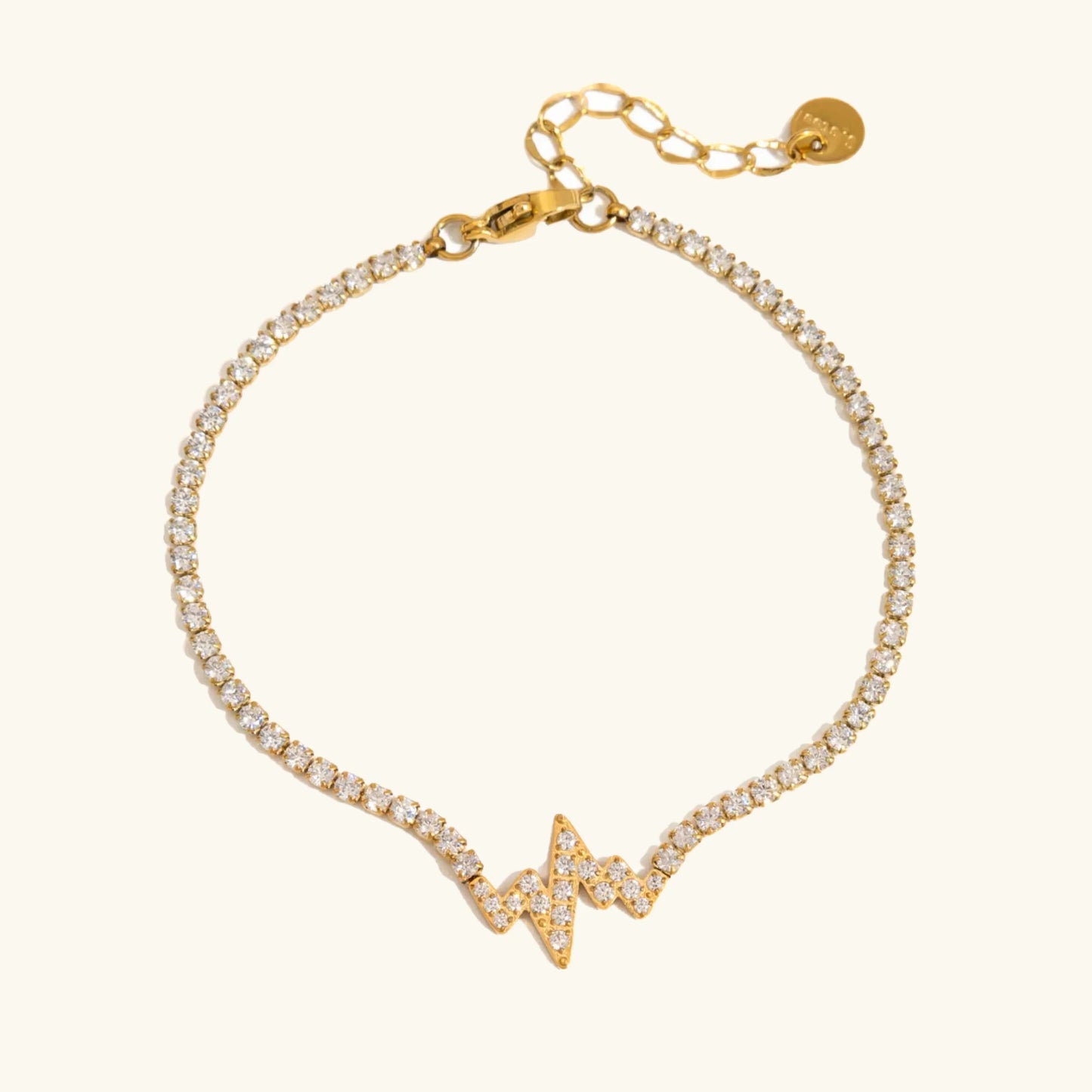 [ElanLuxe]Annette Diamond Pulse Bracelet