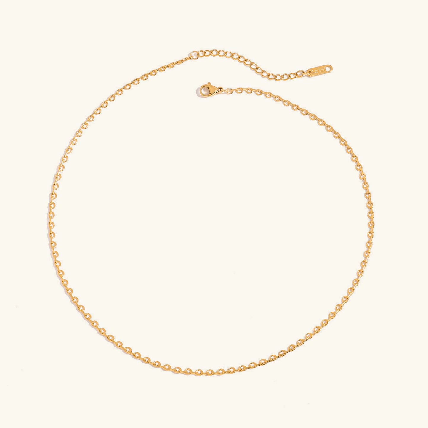 [ElanLuxe]Loraine Gold Chain Necklace