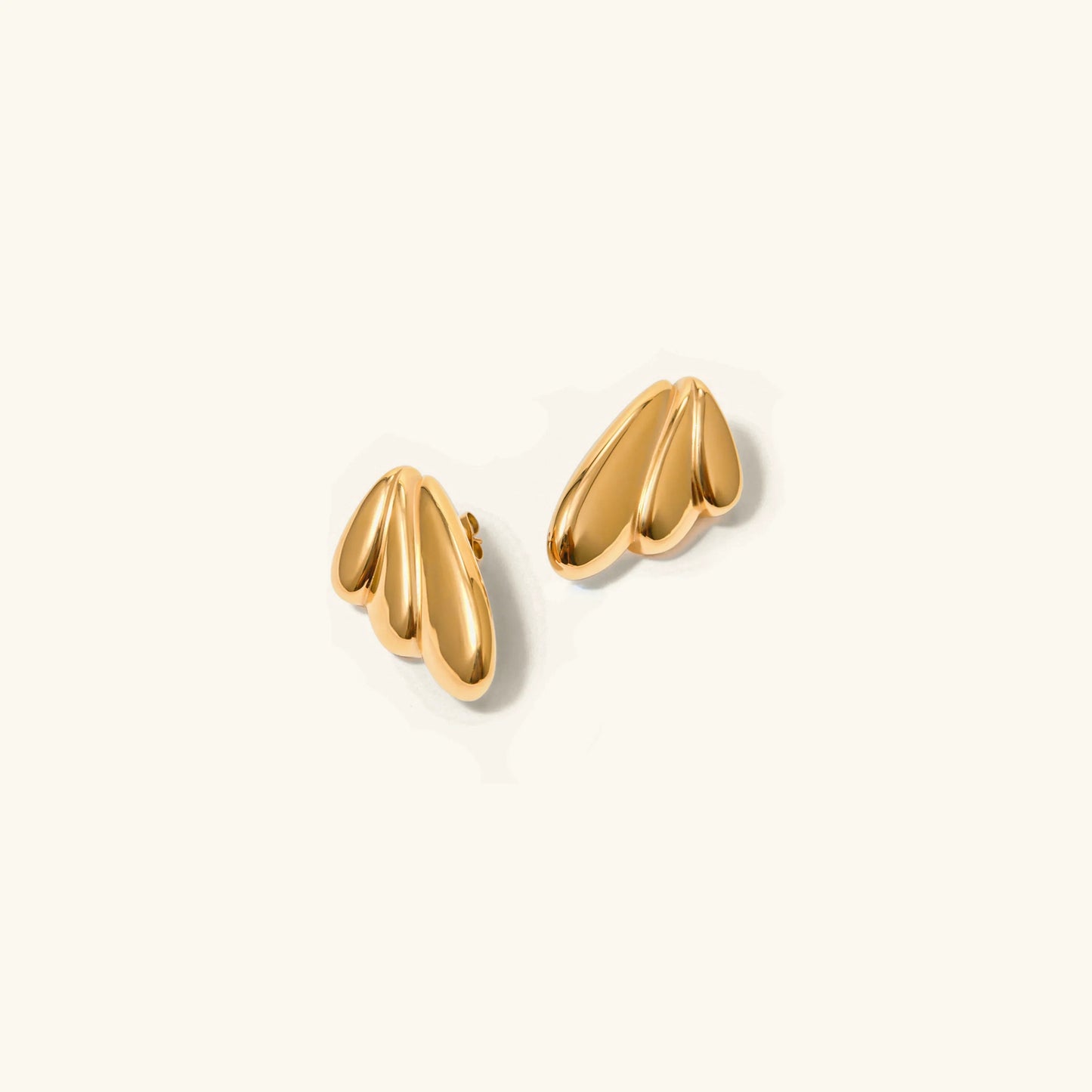 [ElanLuxe]Saffron Gold Earrings