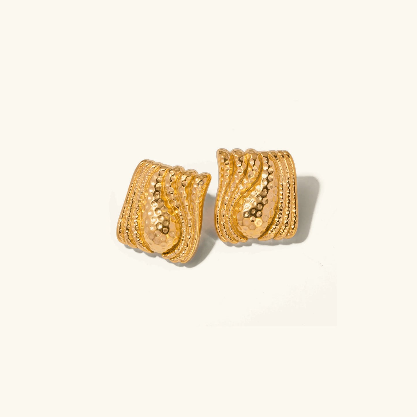 [ElanLuxe]Marigold Gold Earrings
