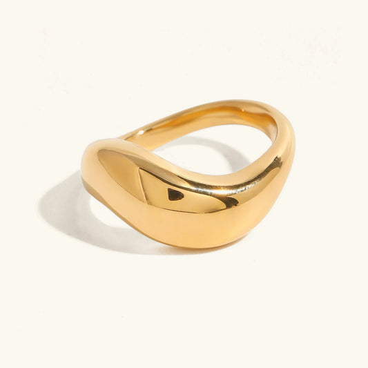 [ElanLuxe]Lana Formless Gold Ring