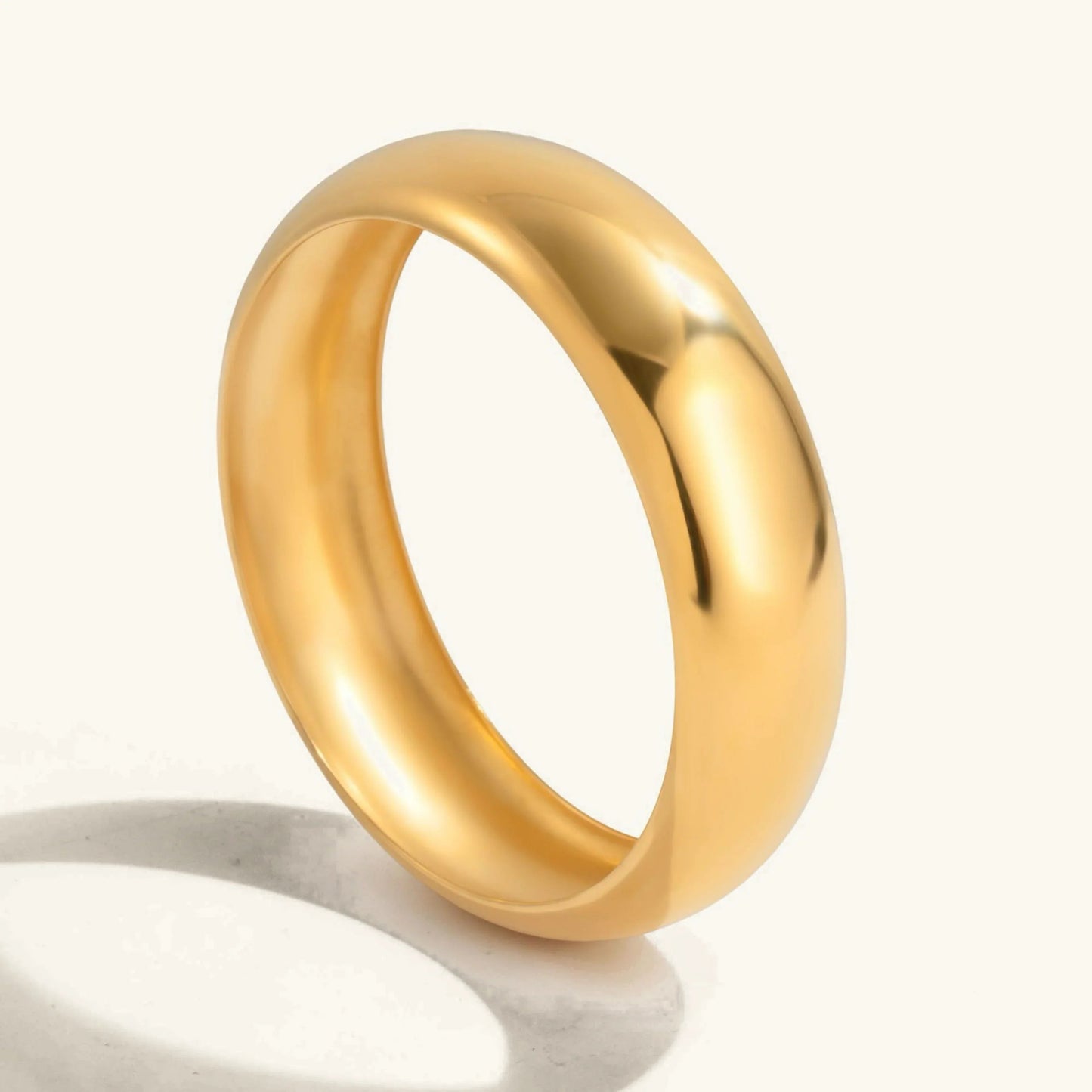 [ElanLuxe]Maelis Smooth Gold Bangle