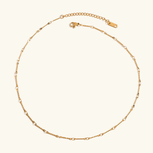 [ElanLuxe]Amy Linked Chain Gold Necklace