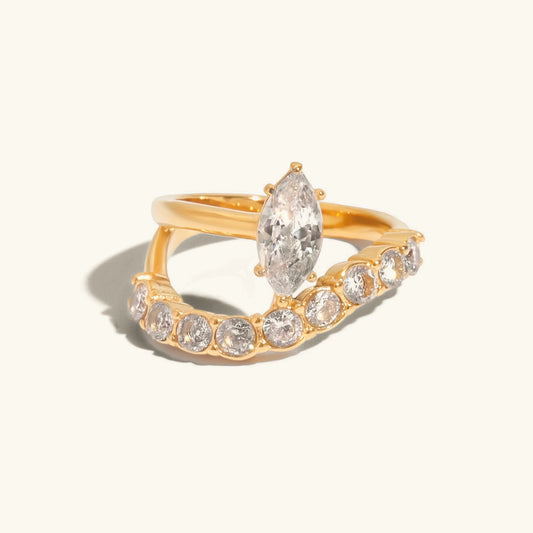 [ElanLuxe]Calina Marquise Diamond Ring