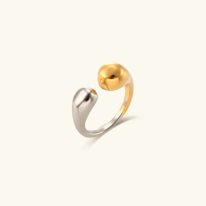[ElanLuxe]Seren Two Tone Gold Ring