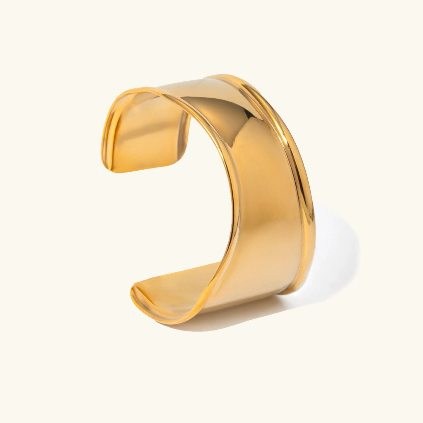 [ElanLuxe]Nellie Smooth Gold Cuff