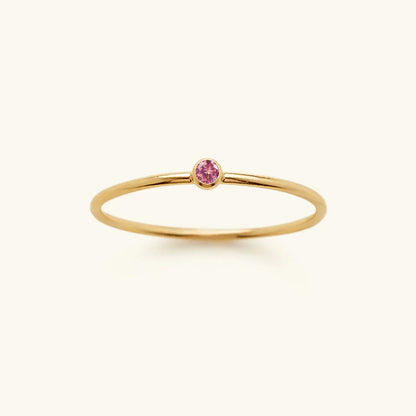 [ElanLuxe]Amelia Birthstone Stacker Ring