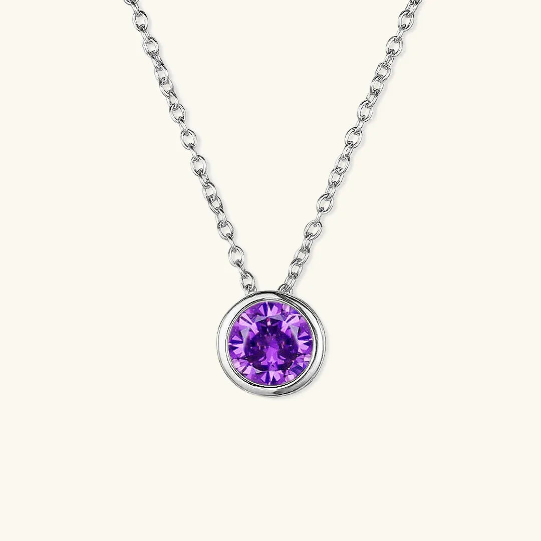 [ElanLuxe]Amelia Birthstone Necklace