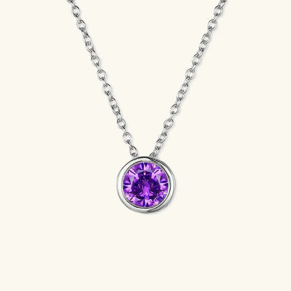 [ElanLuxe]Amelia Birthstone Necklace