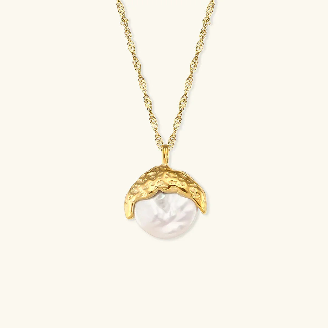 [ElanLuxe]Kimberly Pearl Necklace