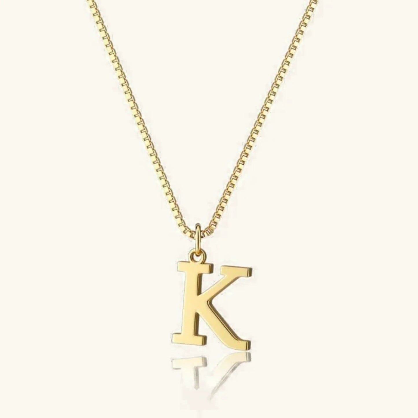 [ElanLuxe]Therese Letter Initial Gold Necklace
