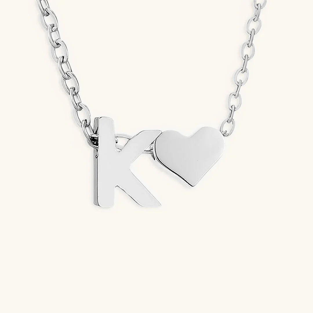 [ElanLuxe]Ria Initial Letter Gold Necklace