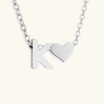 [ElanLuxe]Ria Initial Letter Gold Necklace