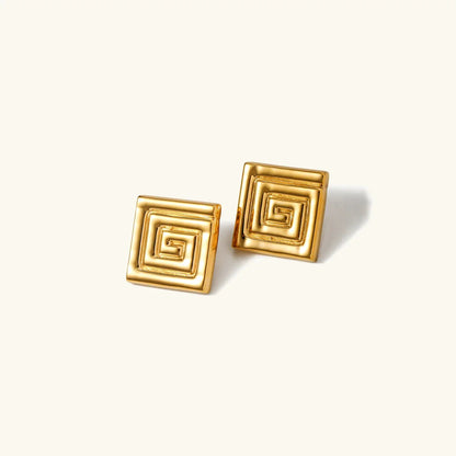 [ElanLuxe]Karina Gold Earrings