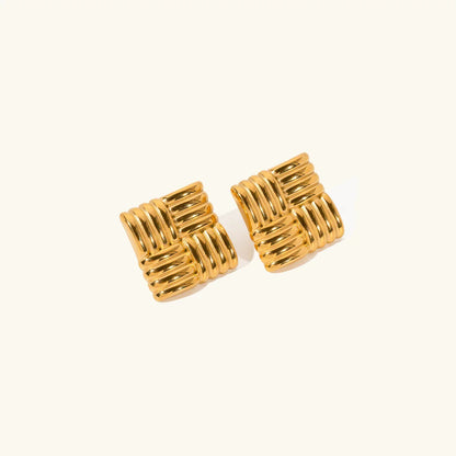 [ElanLuxe]Cindy Gold Earrings