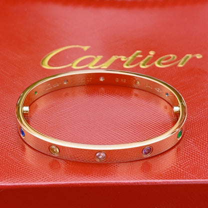 [ElanLuxe Jewelry]2026 RAINBOW LOVE BRACELET 6.1MM  10 DIAMONDS