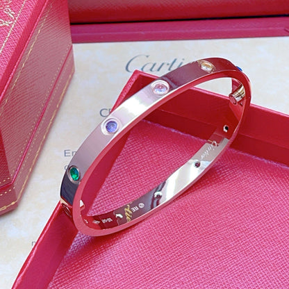 [ElanLuxe Jewelry]2026 RAINBOW LOVE BRACELET 6.1MM  10 DIAMONDS