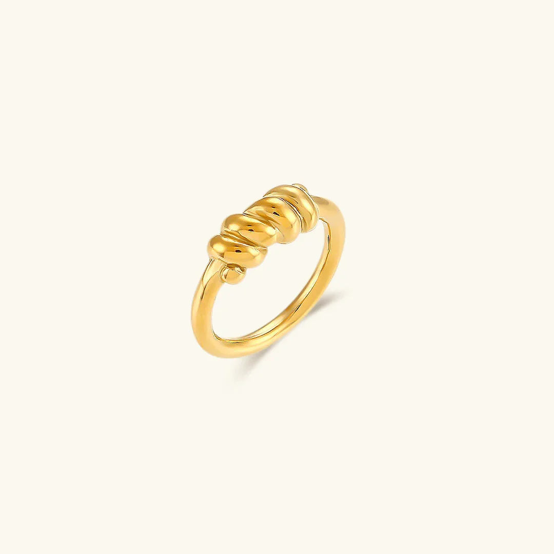 [ElanLuxe]Lacrima Gold Ring