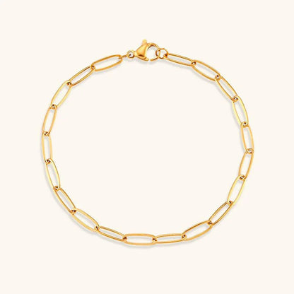 [ElanLuxe]Lena Golden Chain Bracelet