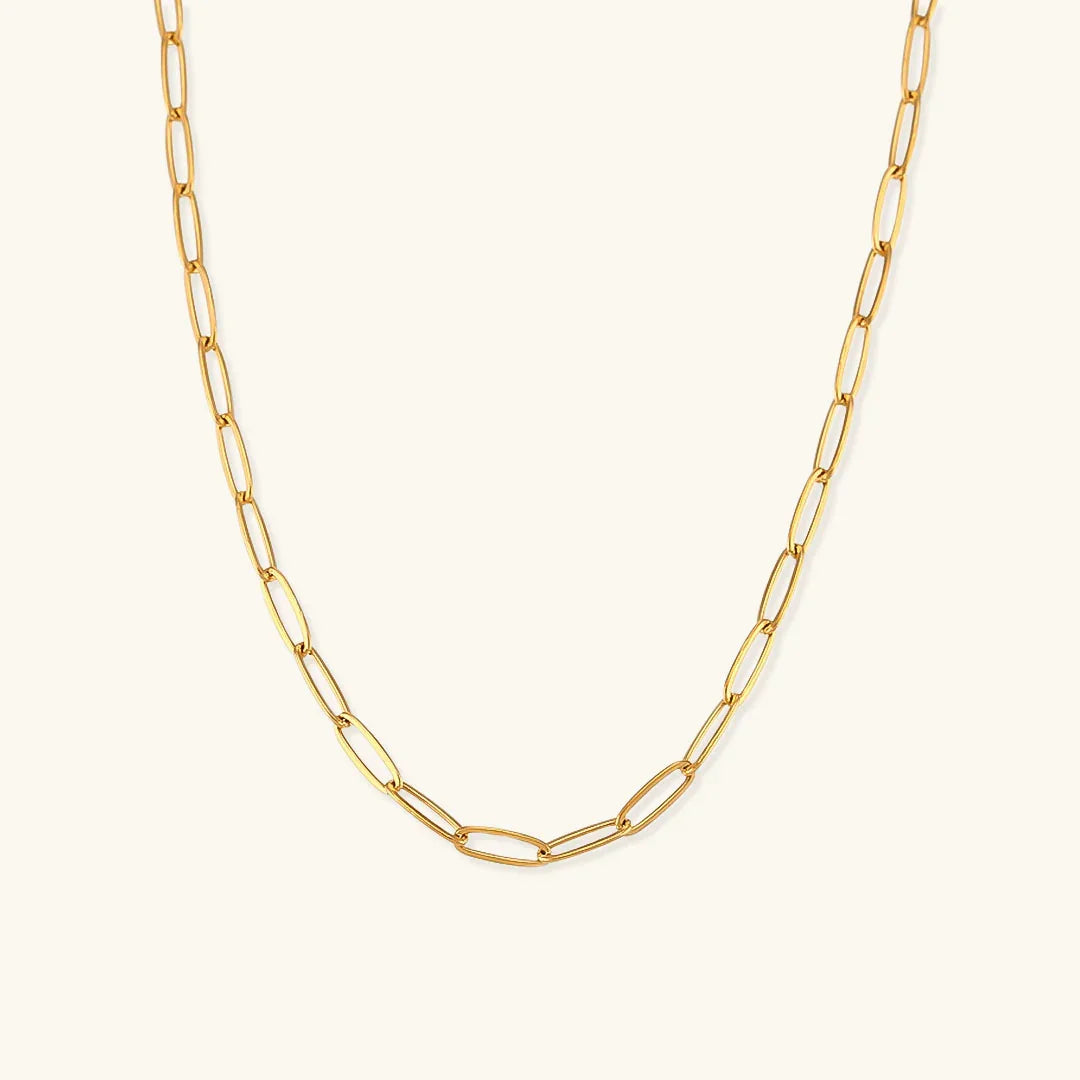 [ElanLuxe]Lena Golden Chain Necklace