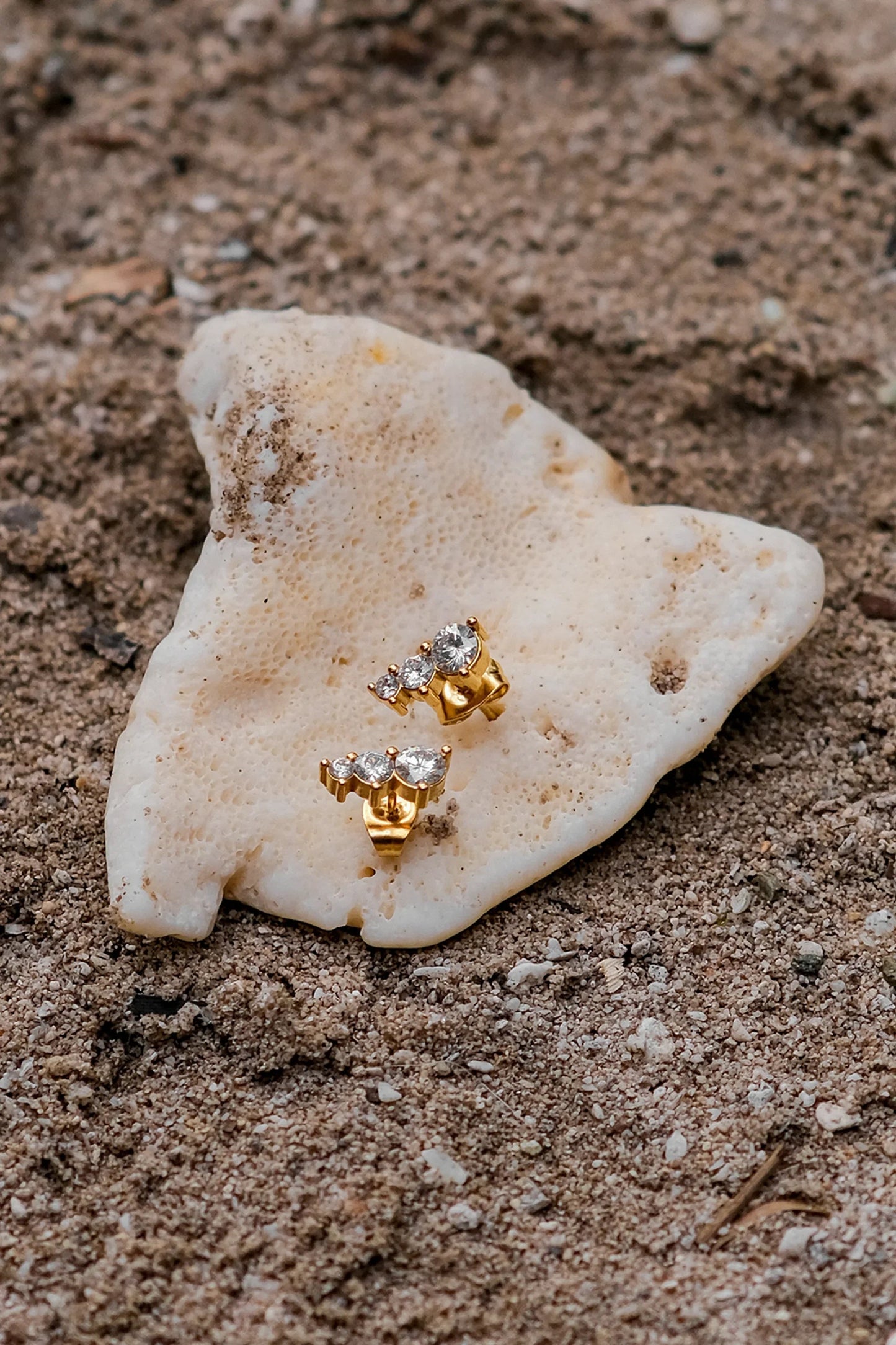 [ElanLuxe]Lira Gold Earrings