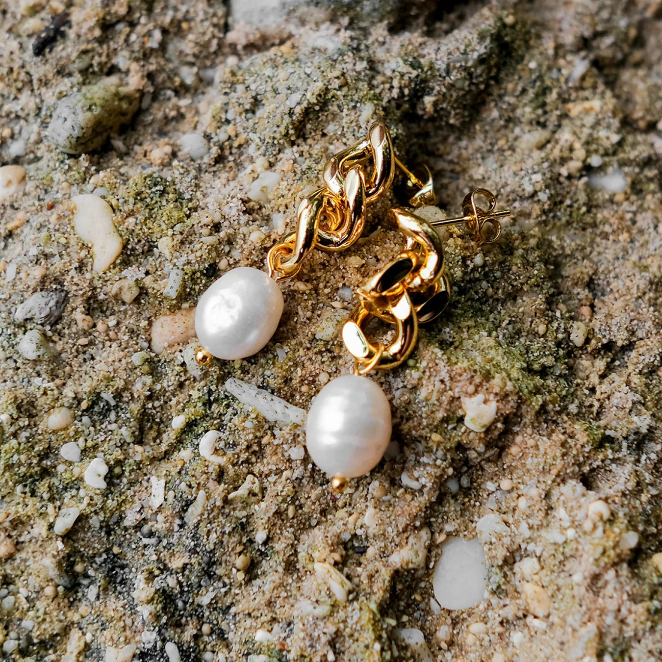 [ElanLuxe]Lumina Pearl Earrings