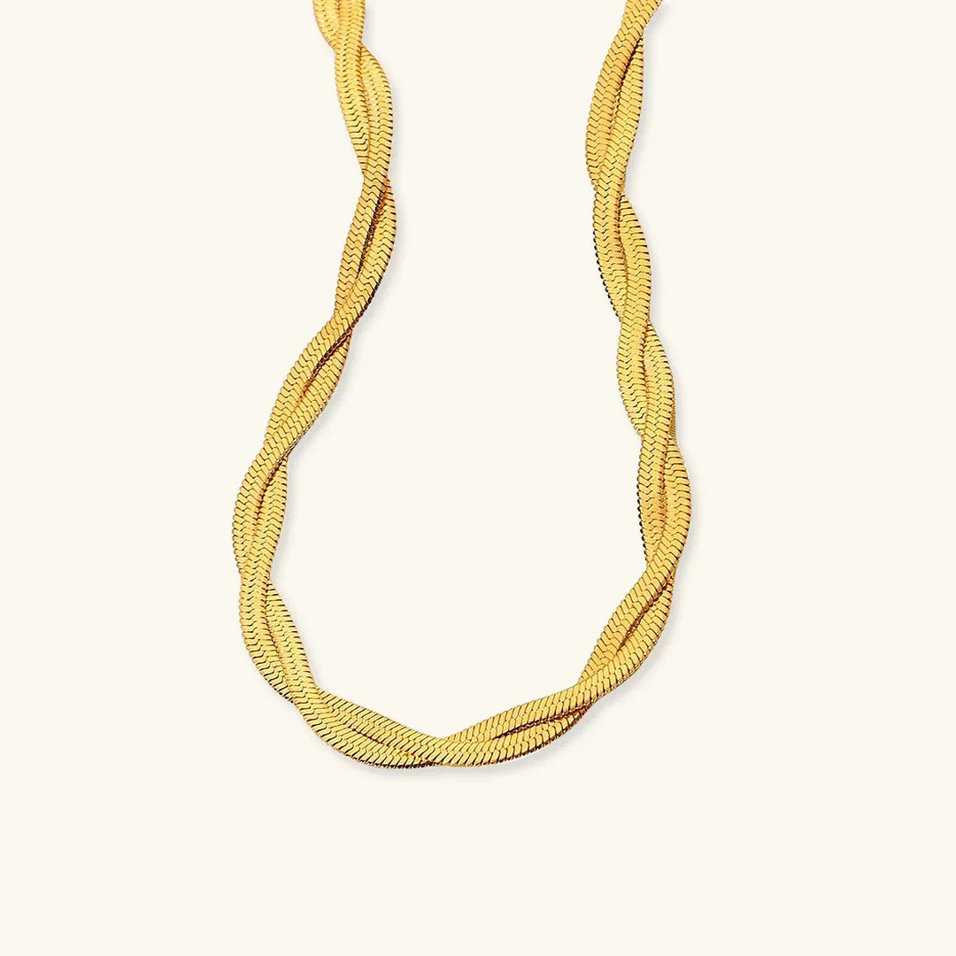 [ElanLuxe]Lysa Twisted Chain Necklace
