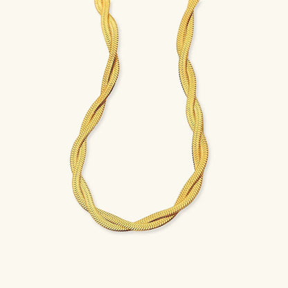[ElanLuxe]Lysa Twisted Chain Necklace