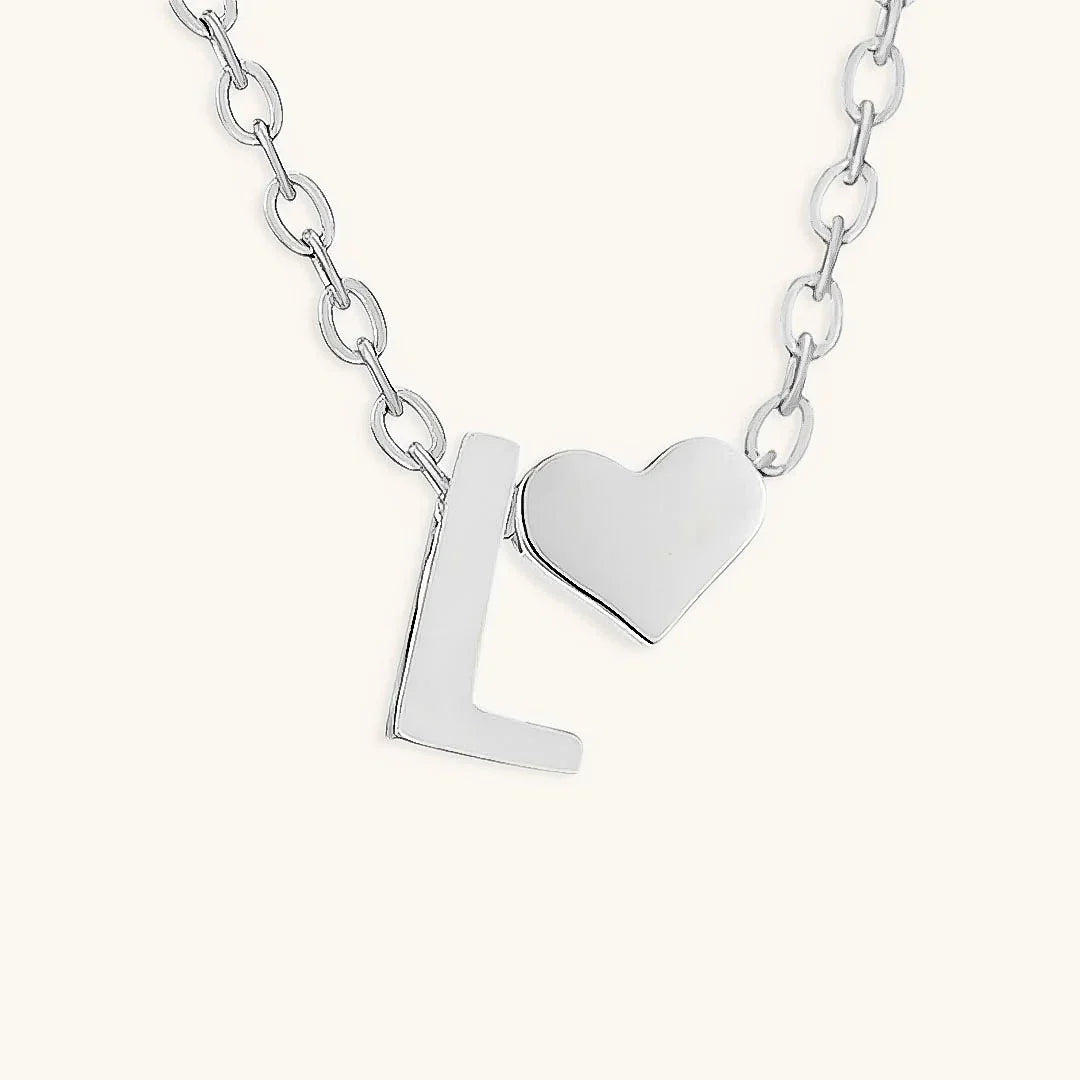 [ElanLuxe]Ria Initial Letter Gold Necklace