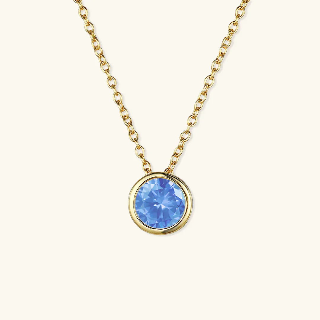 [ElanLuxe]Amelia Birthstone Necklace