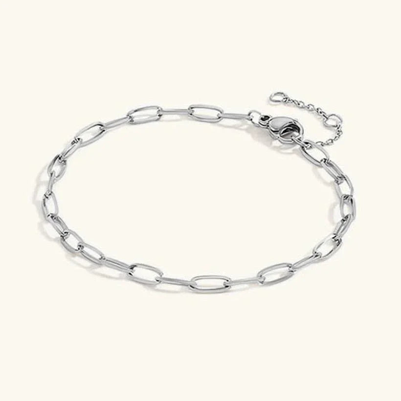 [ElanLuxe]Maybelle Gold Paperclip Chain Bracelet