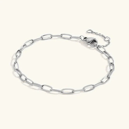 [ElanLuxe]Maybelle Gold Paperclip Chain Bracelet
