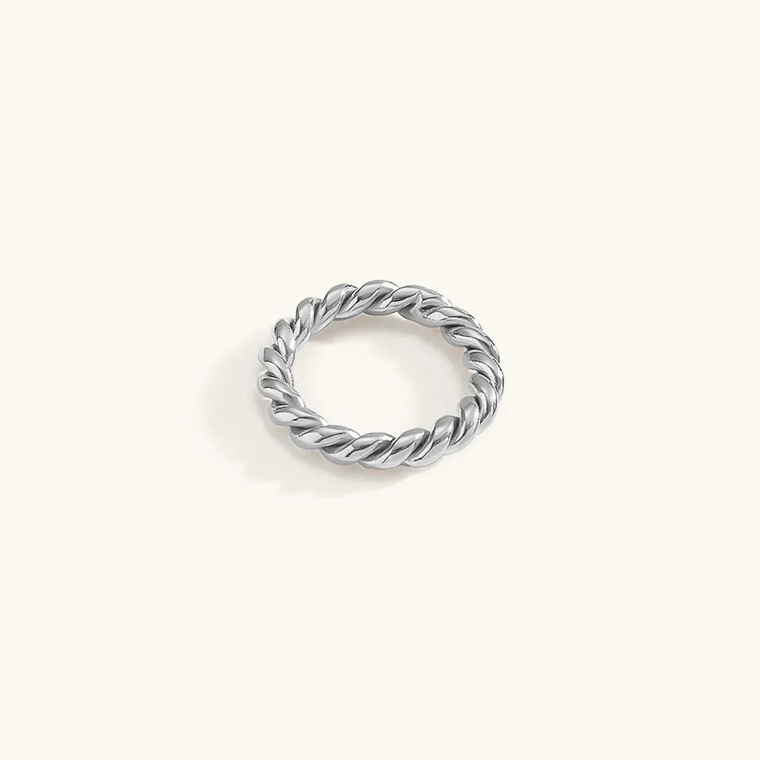 [ElanLuxe]Melody Gold Twist Ring