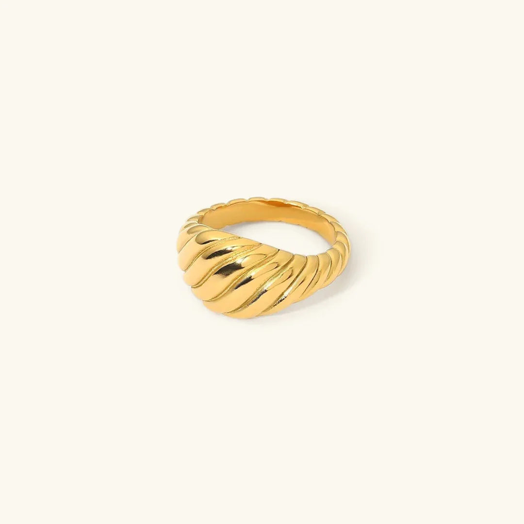 [ElanLuxe]Mia Gold Croissant Ring