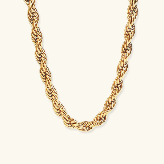 [ElanLuxe]Mila Golden Twist Necklace